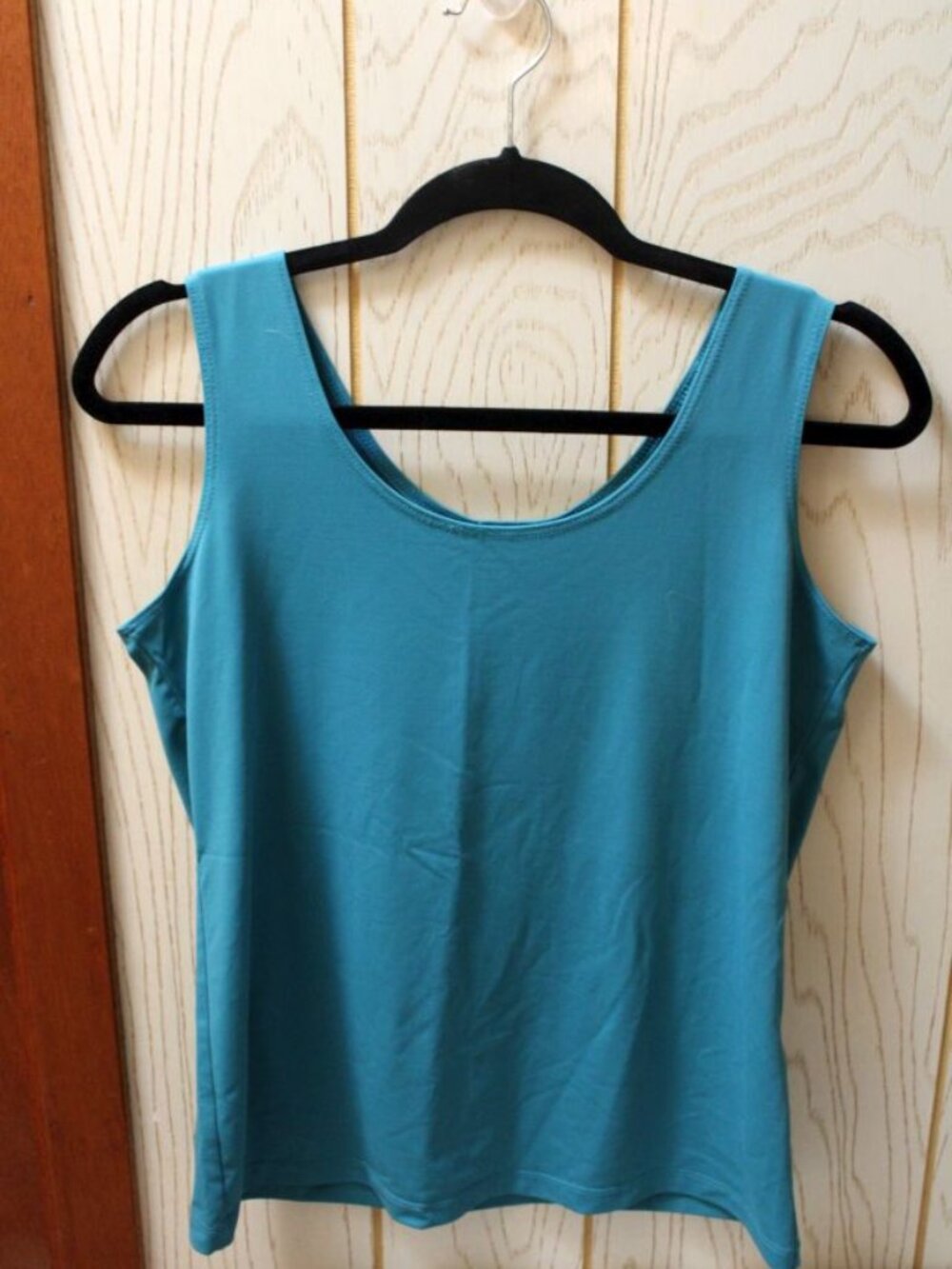 Chicos Women's Turquoise Sleeveless Blouse - Size 1 (M)